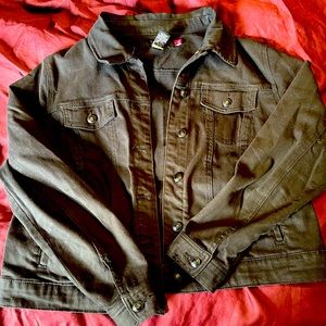 Black Jean Jacket, TORRID brand, SIZE 1XL